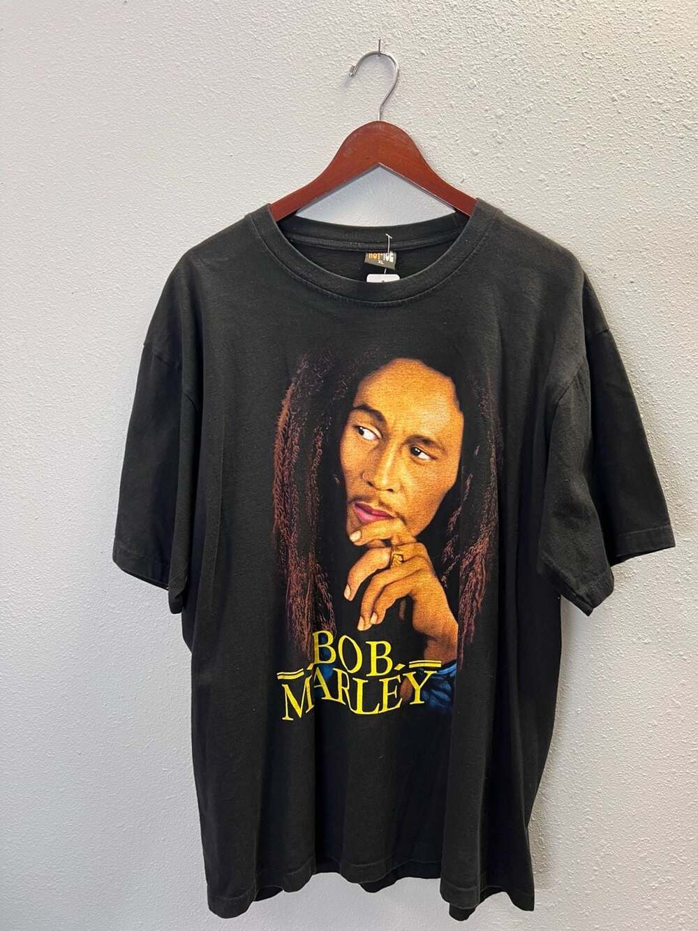 Vintage Bob Marley Double Sided Graphic T Shirt Mens XL Black Hot-Ice 0423